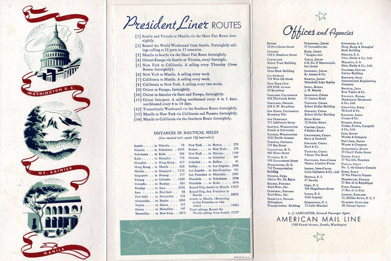 PRESIDENT GRANT: 1921 - Deluxe souvenirs from 1935 congressional voyage