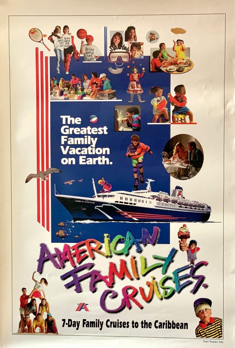 AMERICAN ADVENTURE: 1963 - Agency poster for flopped line
