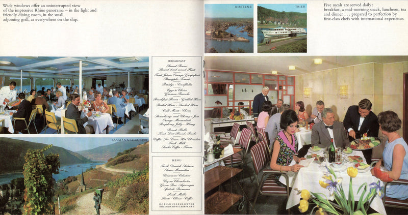 Various Ships - 1965 K.D. Line Rhine River cruises brochure