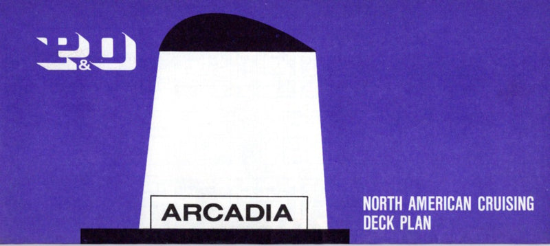 ARCADIA: 1954 - North American cruise deck plan