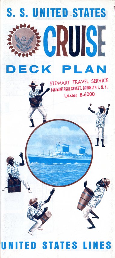 UNITED STATES: 1952 - Cruise deck plan