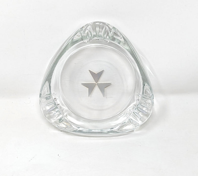 Various Ships - German Atlantic glass ashtray w/ logo