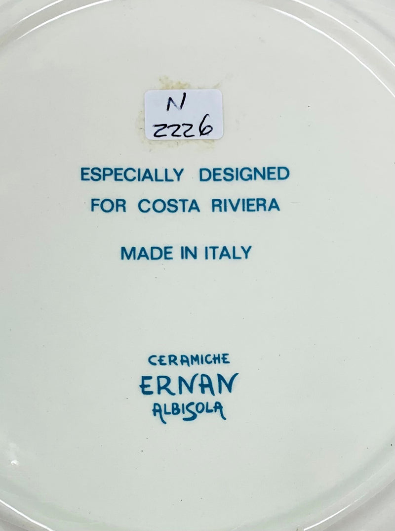 COSTA RIVIERA: 1963 - Maiden voyage portrait plate