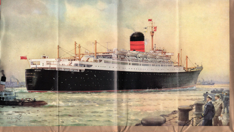 IVERNIA: 1955 - Pre-maiden voyage intro brochure