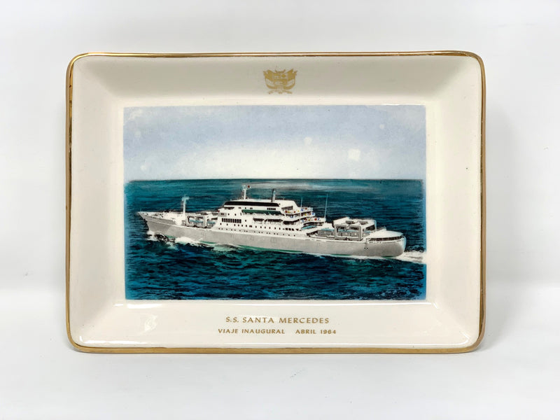 SANTA MERCEDES: 1964 - Maiden voyage portrait dish