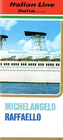 MICHELANGELO & RAFFAELLO: 1965 - Fold-out interiors brochure in English
