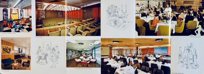 LEONARDO DA VINCI: 1960 - Fold-out interiors brochure