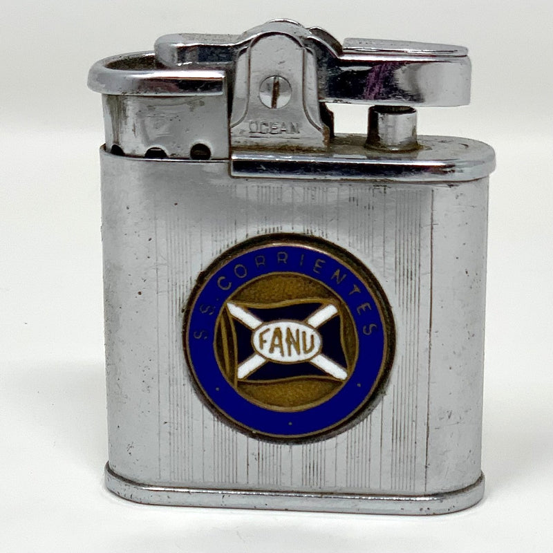 CORRIENTES: 1942 - Pocket lighter w/ medallion in original box