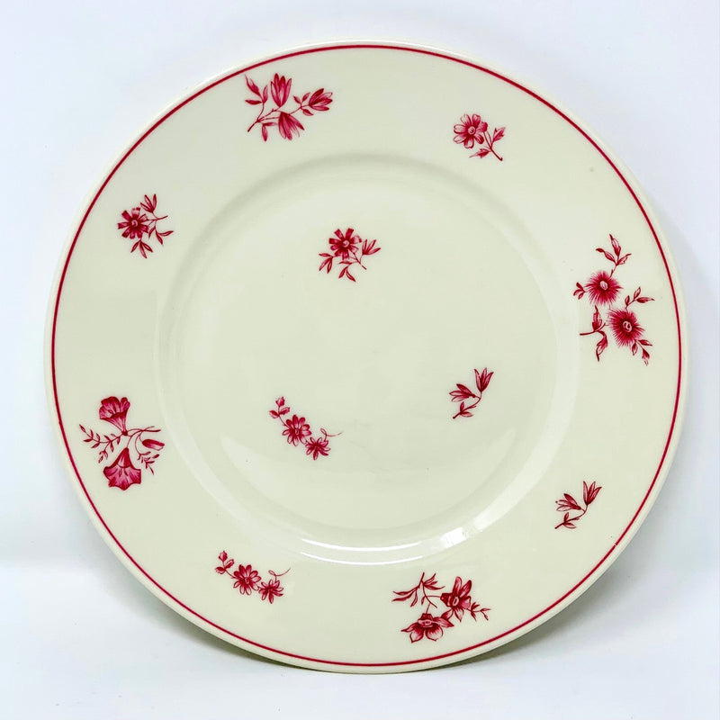 RYNDAM & MAASDAM - 7-piece china & glassware set in floral pattern