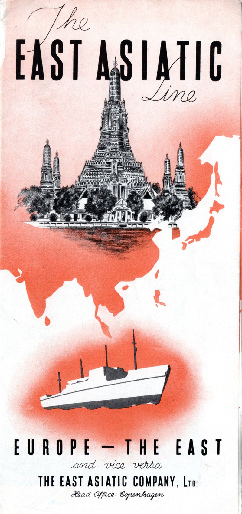 Various: pre-war - Ill-timed East Asiatic Company brochure dated 8/39 w/ 1947 insert