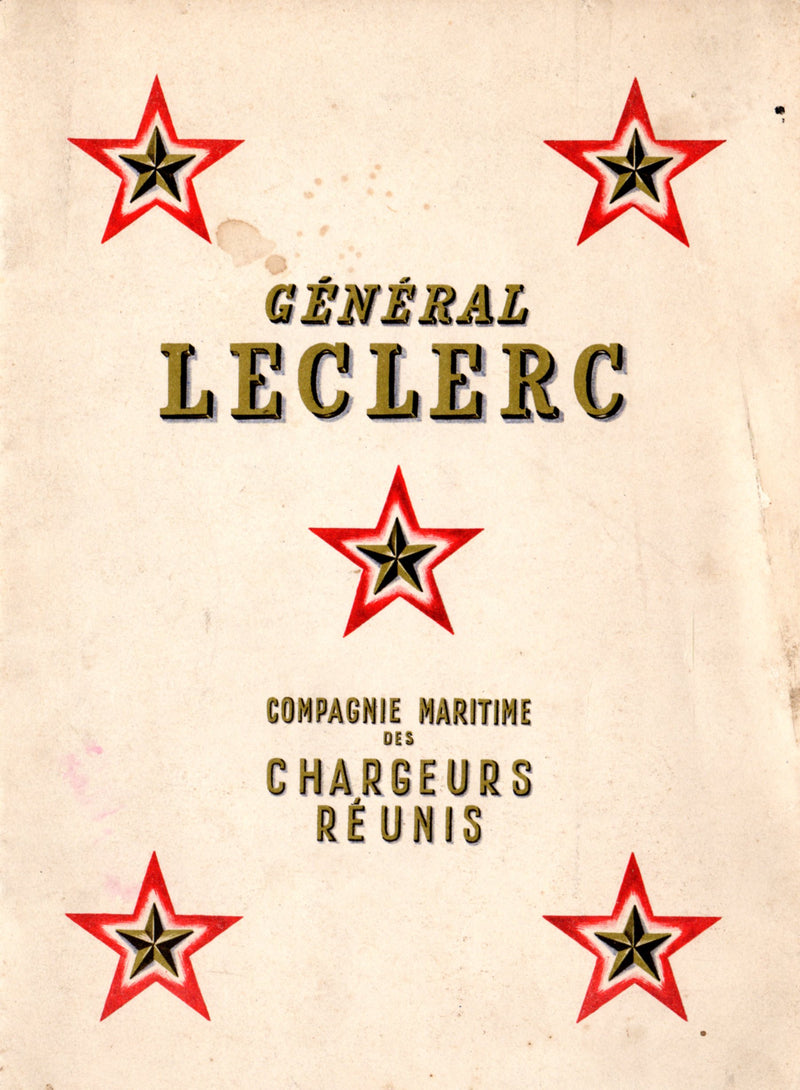 GENERAL LECLERC: 1951 - Deluxe intro brochure w/ Albert Brenet illustrations