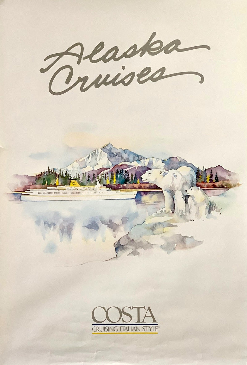 DAPHNE: 1955 - Dreamy Alaska watercolor poster