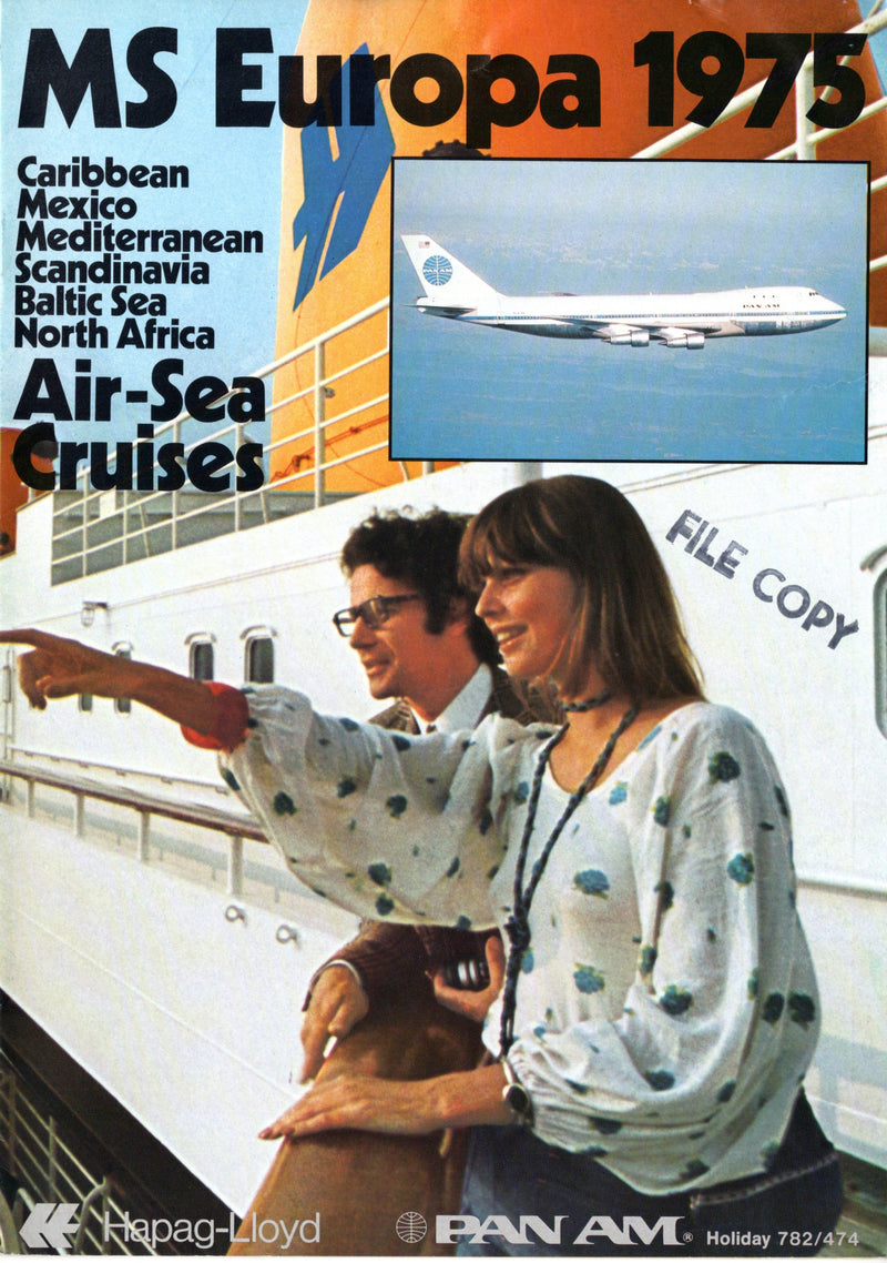 EUROPA: 1953 - Final 1975 American-market brochure