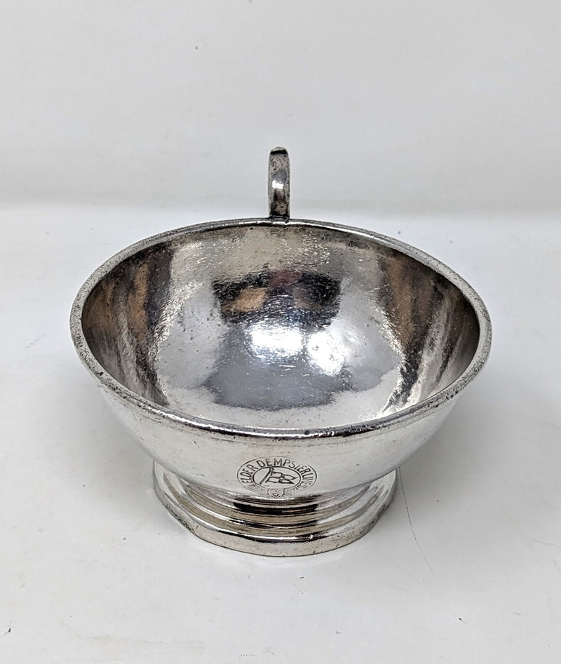 AUREOL: 1951 - Silverplated sauce bowl w/ Elder Dempster logo