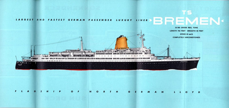 BREMEN: 1939 - Deluxe 1st & T plans w/ pics