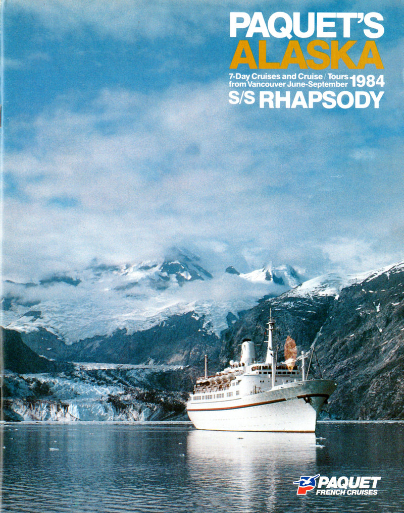 RHAPSODY: 1957 - Brochure for never-to-happen 1984 Alaska season