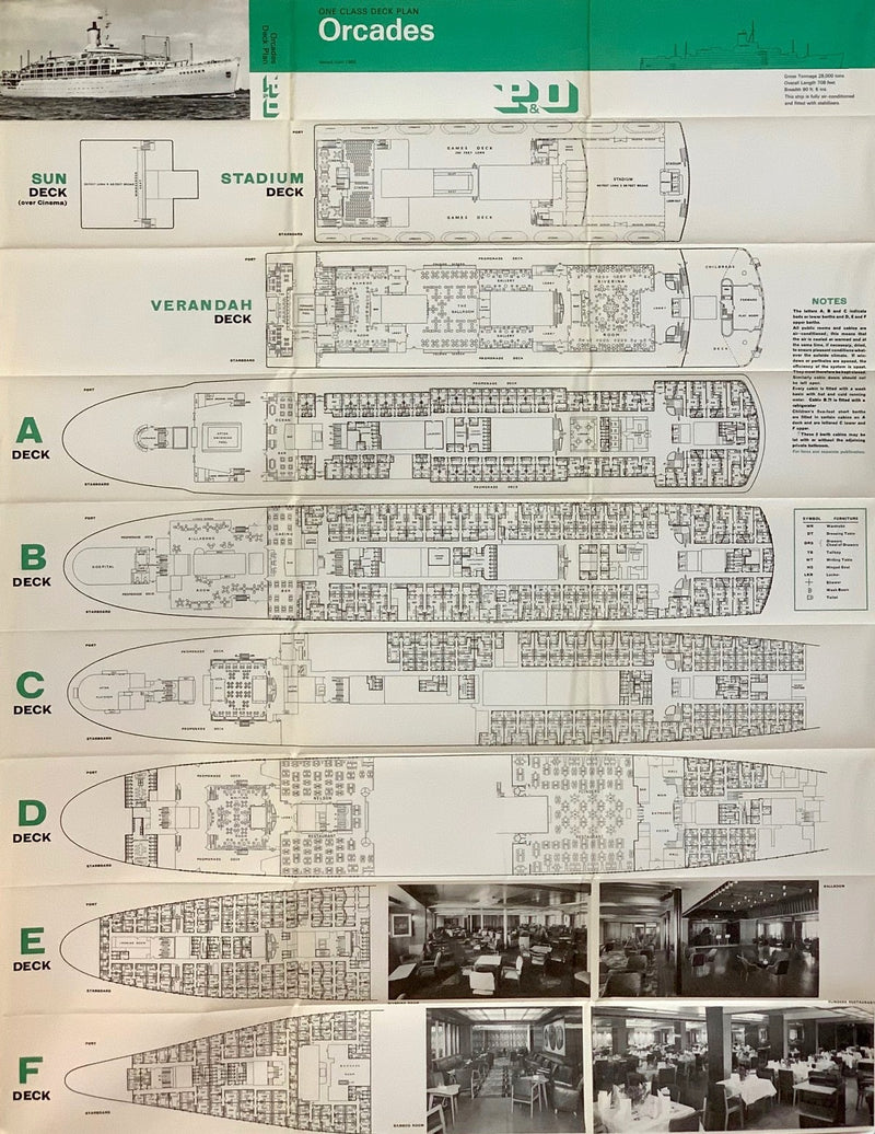 ORCADES: 1948 - One-class, full-ship plan from the 1960s/70s