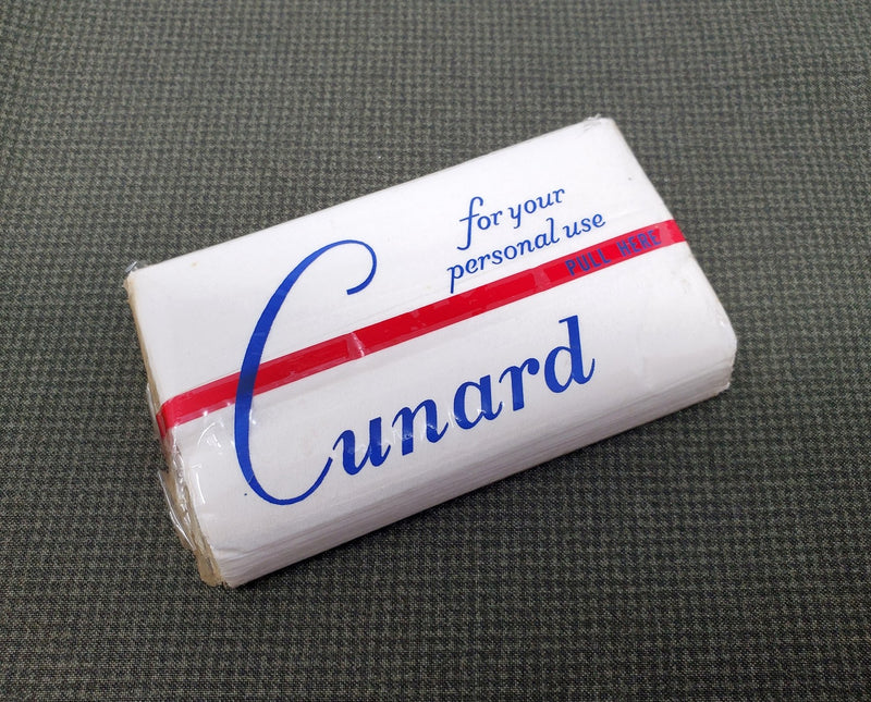 Various Ships - Cunard Kleenex packet in original wrapper