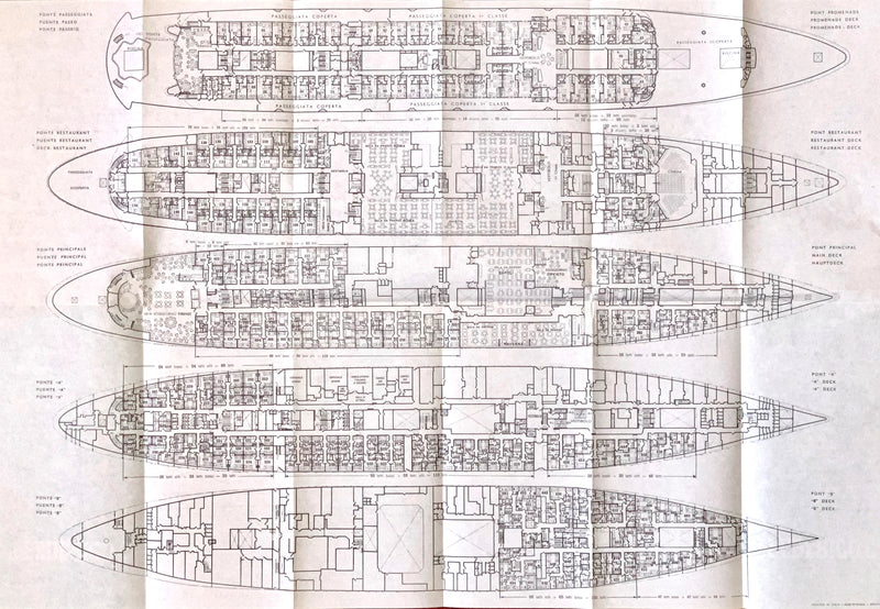 FEDERICO C: 1958 - Tissue deck plan