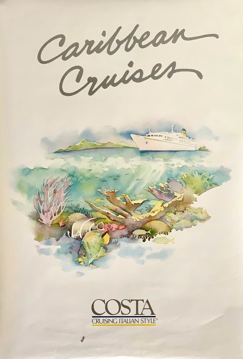 DAPHNE: 1955 - Dreamy Caribbean cruise poster